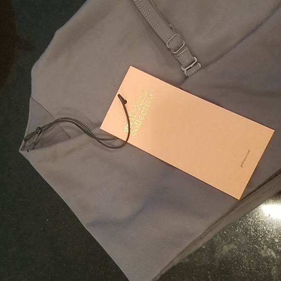 💕GIRLFRIEND COLLECTIVE💕 Topanga Bra ~ Moon Charcoal Gray Dark Gray XXL NWT - Picture 12 of 14